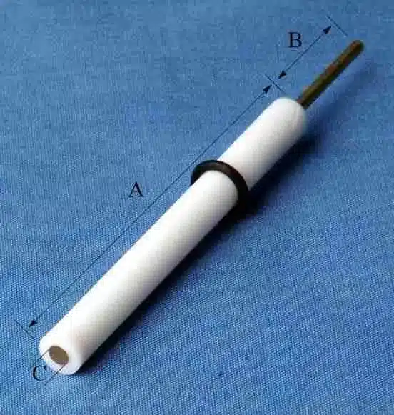 Metal electrode dimensions